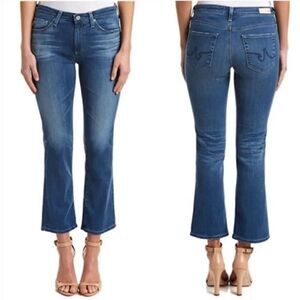 AG ‘The Jodi Crop’ High-Rise Slim Flare Jeans